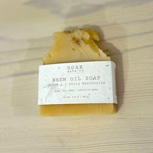 SOAK Bath Co. Neem Oil Soap – All Natural, Made in Canada